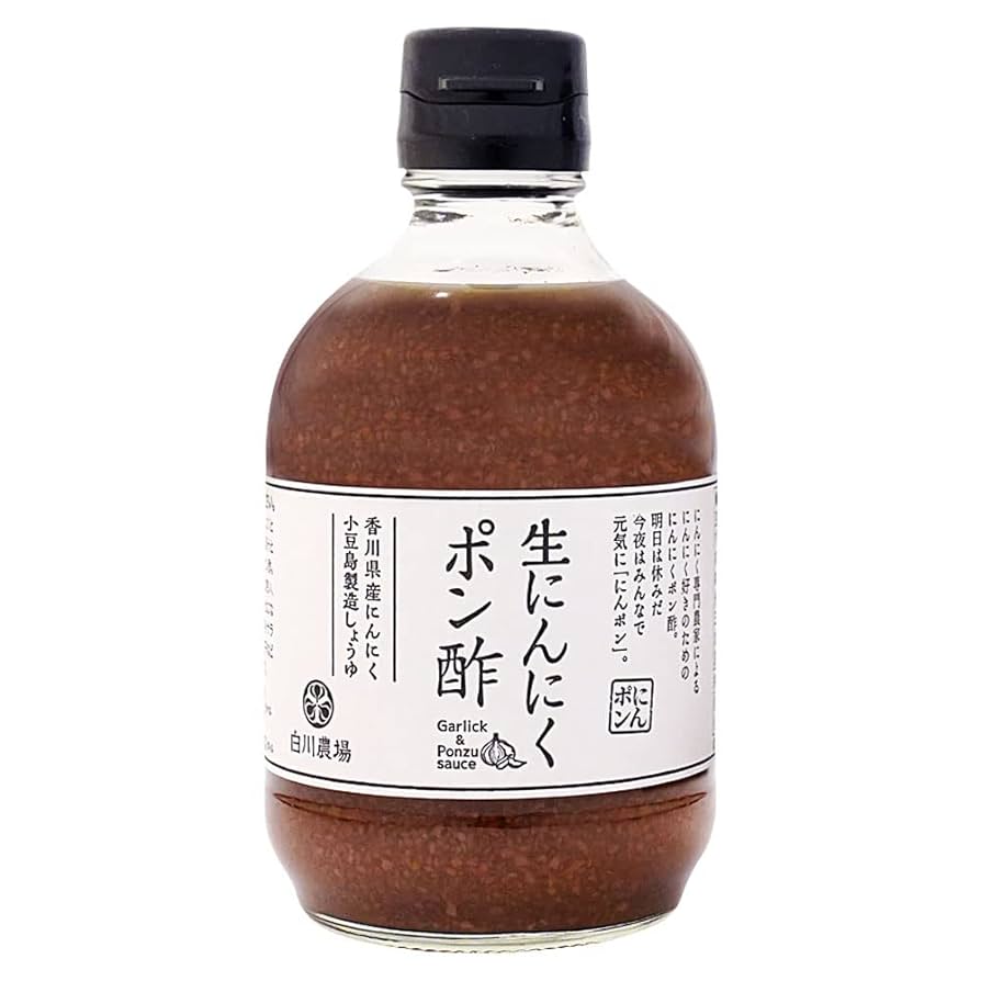 Amazon.co.jp: 生にんにくポン酢 にんポン 300ml ガーリック